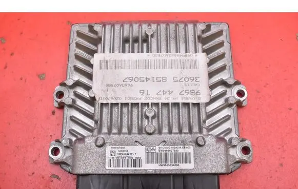 Peugeot 307 Engine control unit/module ECU 9663607580
