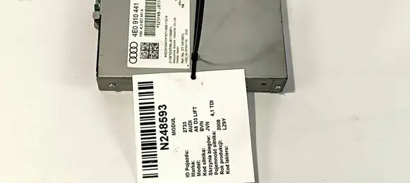 Audi A8 S8 D3 4E Camera control unit module 4E0910441 CYVA1691L 4L0907441A