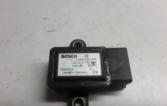 BMW X5 E53 ESP acceleration yaw rate sensor 0265005248 34526753694