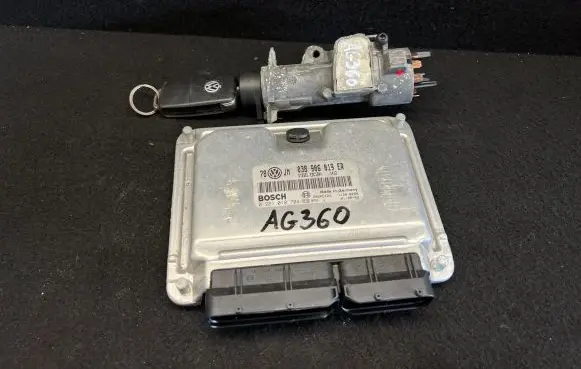 Volkswagen PASSAT B5.5 Engine ECU kit and lock set 038906019ER