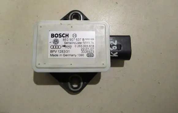 Audi A6 S6 C6 4F ESP acceleration yaw rate sensor 8E0907637B 0265005618