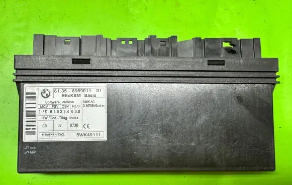 BMW 5 E60 E61 Comfort/convenience module 6969011 5WK49111 61032400