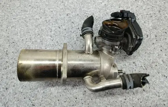 Audi A6 C7 EGR valve cooler 04L131501