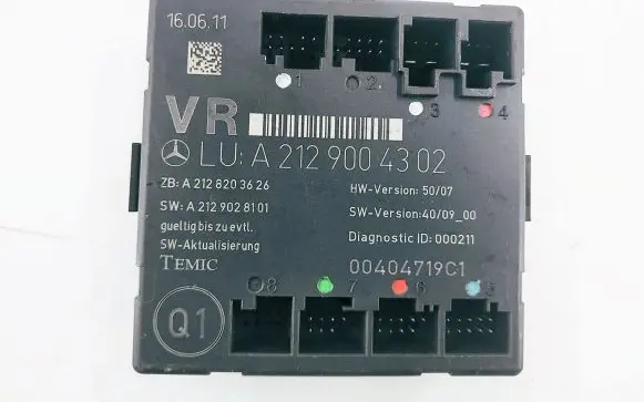 Mercedes-Benz E W212 Door control unit/module DALISID2647 A2129004302 2129004302