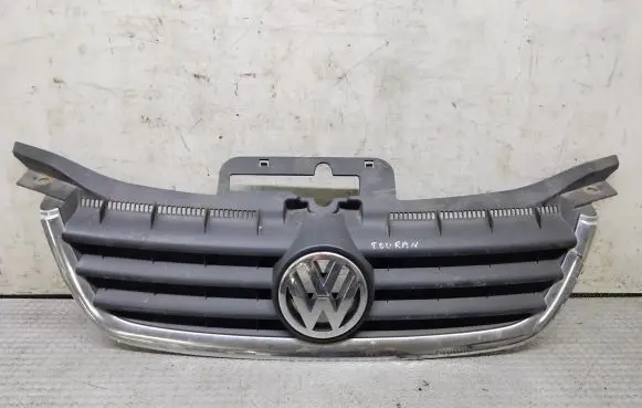 Volkswagen Touran I Front bumper upper radiator grill 1T0853651