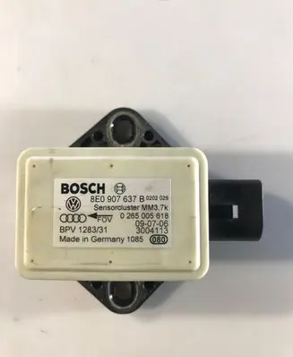 Audi A6 S6 C6 4F ESP acceleration yaw rate sensor 8E0907637B 0265005618