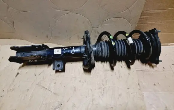 Front shock absorber with coil spring