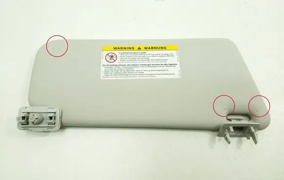 Mercedes-Benz B W245 Sun visor A1698100110