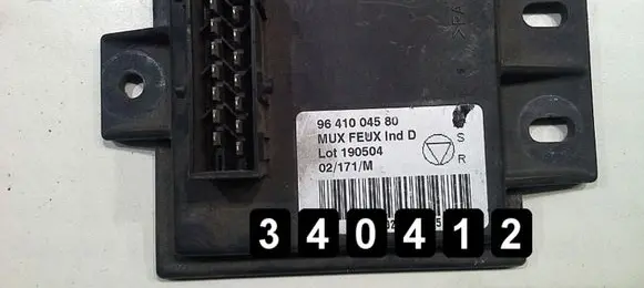 Peugeot 607 Engine control unit/module 9641004580