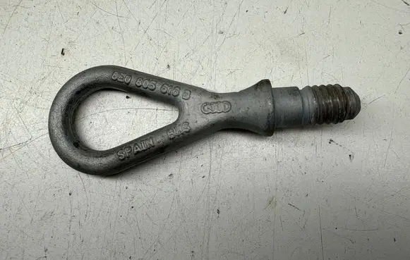 Towing hook eye
