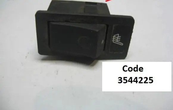 Volvo 740 Seat heating switch 3544225
