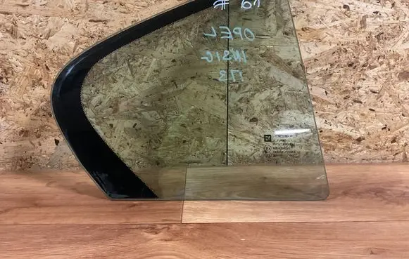 Opel Insignia A Rear vent window glass 43R000055 E000090 DOT747M540AS2