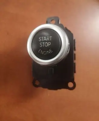 BMW 5 F10 F11 Engine start stop button switch 9229563