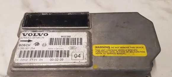 Volvo S80 Airbag control unit/module 0285001254 000040093404
