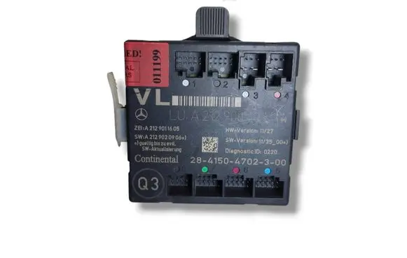 Mercedes-Benz C W204 Door control unit/module A2129004014 A2129020906 A2129011605