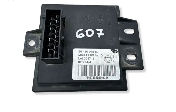 Peugeot 607 Combustion control unit/module 9641004580 204716 7392750200094209