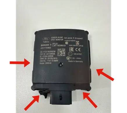 Ford Kuga III Blind spot module LJ6T14D599CA 2015DJ1610 10R047527