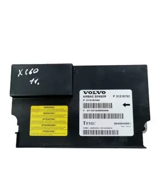 Volvo XC60 Airbag control unit/module 31318792 00405408B1 011012300258