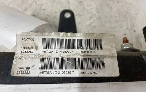 Peugeot 407 Rear door airbag 9647923780 5282252