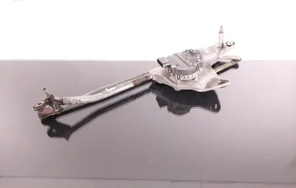 Front wiper linkage and motor