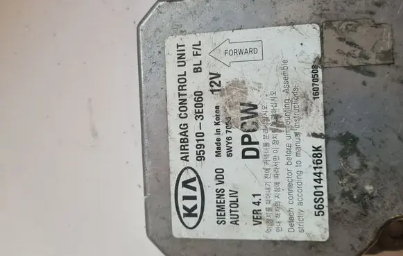 KIA Sorento Airbag control unit/module 959103E060 56S0144168K