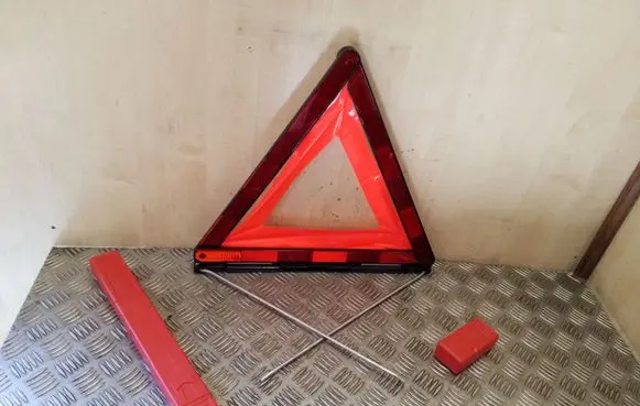 Emergency warning sign