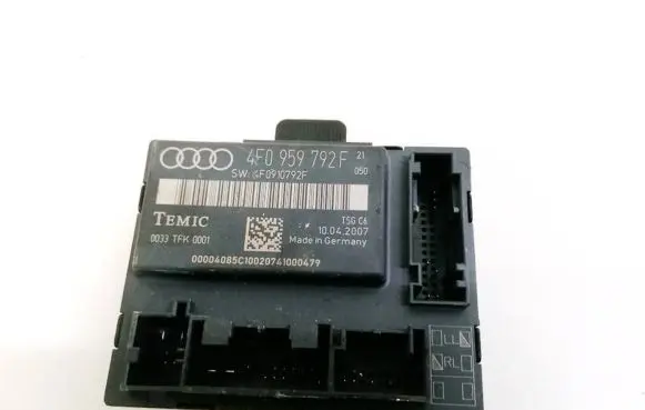 Audi A6 S6 C6 4F Door control unit/module 4F0959792F 4F0910792F