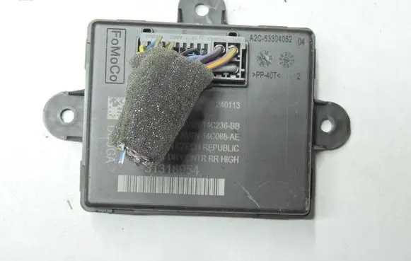 Volvo V40 Door control unit/module 31318954 AV6N14C236BB AV6N14C068AE