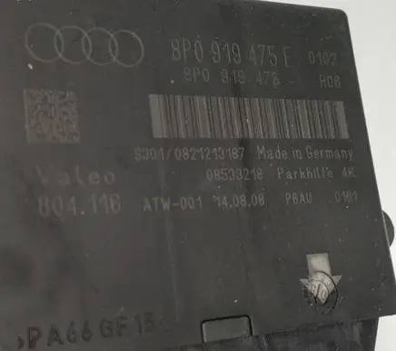 Audi A3 S3 8P Parking PDC control unit/module 8P0919475F