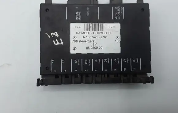 Mercedes-Benz ML W163 Seat control module A1635452132 05020900