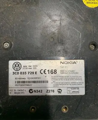 Volkswagen PASSAT B6 Phone control unit/module 3C0035729E
