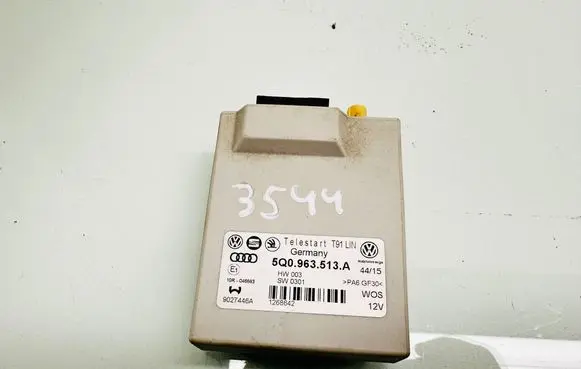 Volkswagen PASSAT B8 Auxiliary heating control unit/module 5Q0963513A