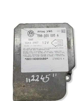 Audi A4 S4 B5 8D Airbag control unit/module 6Q0909605A 27990216A 5WK42867