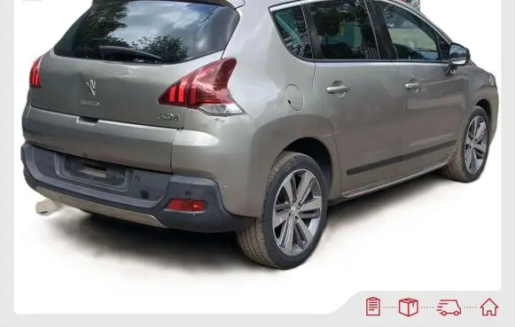 Peugeot 3008 II Rear quarter panel T84EVG