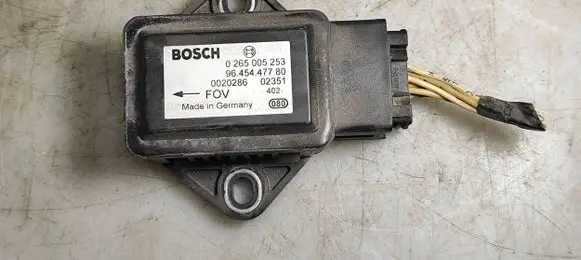 Peugeot 607 ESP acceleration yaw rate sensor 9645447780 0265005253 0020286