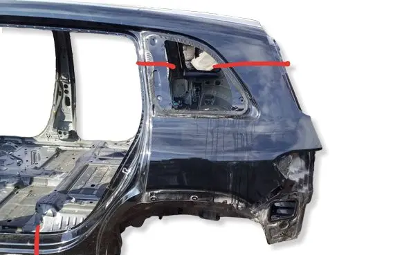 Mercedes-Benz EQB Rear quarter panel 