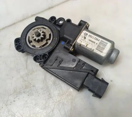 Opel Corsa C Front door window regulator motor 09113364 400609K