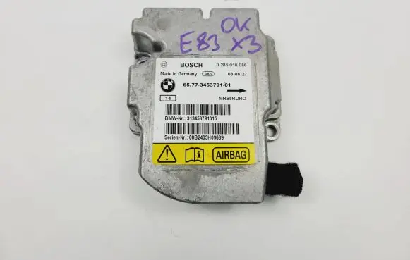 BMW X3 E83 Airbag control unit/module 3453791