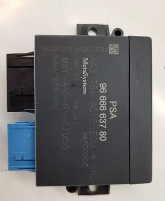 Peugeot 3008 I Parking PDC control unit/module 9666663780