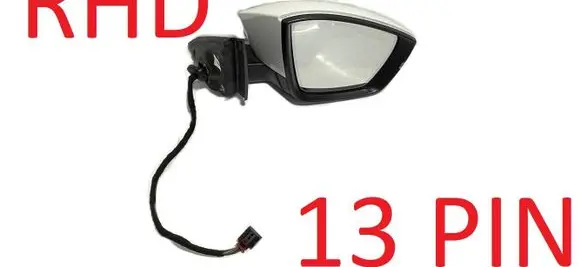 Skoda Kodiaq Front door electric wing mirror 567857508C 43761 565857522B