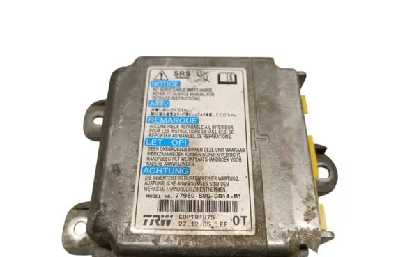 Honda Civic Airbag control unit/module 77960SMGG014M1 C0PTR1U7S C0PTR1D7S