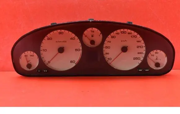 Peugeot 607 Speedometer (instrument cluster) 9653140480