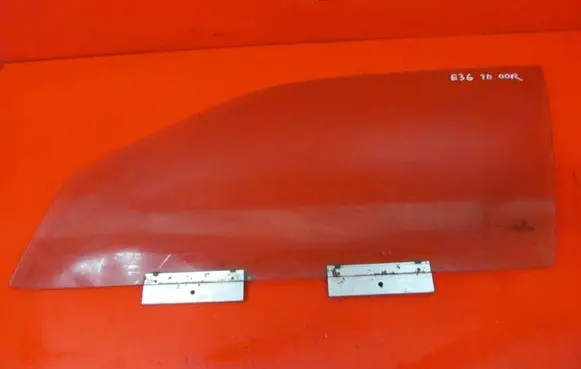 BMW 3 E36 Front door window/glass (coupe) 43R000981 AS2