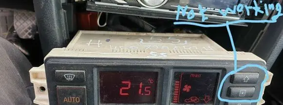 Audi A6 S6 C4 4A Climate control unit 4A0820043H
