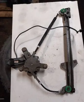Sliding door window regulator with motor