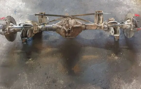 Rear axle beam