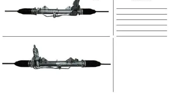 Mercedes-Benz SLK R172 Steering rack A1724600000