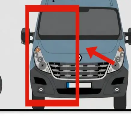 Renault Master III Front bodywork piece