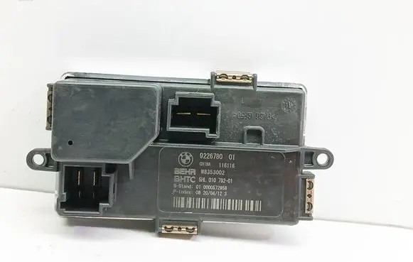 BMW 5 F10 F11 Heater blower motor/fan resistor 9226780