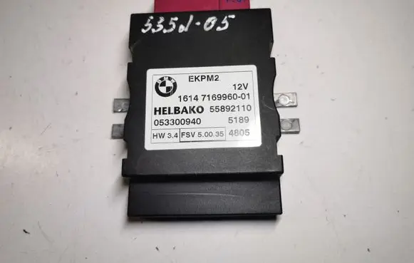 BMW 5 E60 E61 Fuel injection pump control unit/module 7169960 16147169960